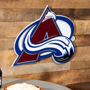 Colorado Avalanche Layered Metal Wall Art