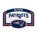 New England Patriots USA Embossed Steel Wall Sign, 11" x 17"