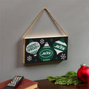 New York Jets Holiday Wood Wall Sign, 6x11