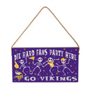 Minnesota Vikings Halloween Wood Wall Sign, 6x11
