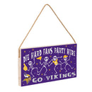 Minnesota Vikings Halloween Wood Wall Sign, 6x11