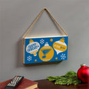 St Louis Blues Holiday Wood Wall Sign, 6x11
