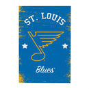 St Louis Blues 2025 Wood Wall Sign, 16x24