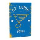 St Louis Blues 2025 Wood Wall Sign, 16x24