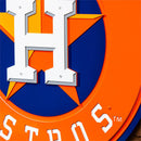 Houston Astros Layered Metal Wall Art
