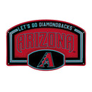 Arizona Diamondbacks USA Embossed Steel Wall Sign, 11" x 17"
