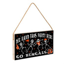 Cincinnati Bengals Halloween Wood Wall Sign, 6x11