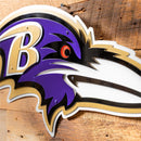 Baltimore Ravens Layered Metal Wall Art