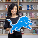 Detroit Lions Layered Metal Wall Art