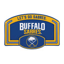 Buffalo Sabres USA Embossed Steel Wall Sign, 11" x 17"