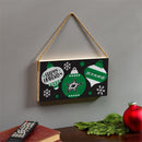 Dallas Stars Holiday Wood Wall Sign, 6x11