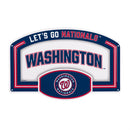 Washington Nationals USA Embossed Steel Wall Sign, 11" x 17"