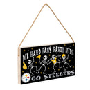 Pittsburgh Steelers Halloween Wood Wall Sign, 6x11