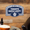 Toronto Maple Leafs USA Embossed Steel Wall Sign, 11" x 17"