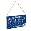 New York Giants Halloween Wood Wall Sign, 6x11