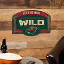 Minnesota Wild USA Embossed Steel Wall Sign, 11" x 17"