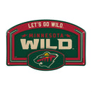 Minnesota Wild USA Embossed Steel Wall Sign, 11" x 17"
