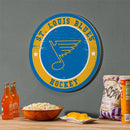 St Louis Blues 2025 Round Door Décor with Hanging Rope, 18x18