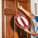 Canada Strong Maritime Wood Door Decor, Lighthouse, 18"