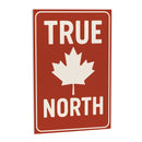 Canada Strong Vintage Indoor Wall Decor, Wood, "True North", 24"x16"