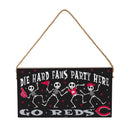 Cincinnati Reds Halloween Wood Wall Sign, 6x11