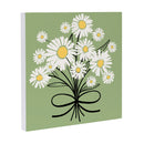 Daisy Scape Indoor Wall Decor, Wood, Bouquet, 12"x12"