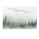 High Country Painting Indoor Wall Decor, Wood, "Life Is An Adventure Go Live It", 24"x16"