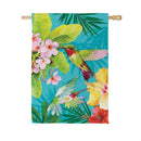 Paradise Birds Suede House Flag