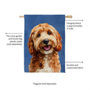 Pet Central Photo Dogs, Goldendoodle Suede House Flag