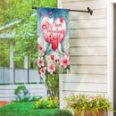 Lovebirds Suede House Flag