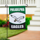 Philadelphia Eagles Throwback Suede Garden Flag
