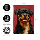 Camera Day Dogs, Rottweiler Suede Garden Flag