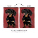 Pet Central Photo Dogs, Dachshund Suede House Flag
