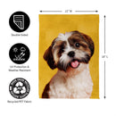Camera Day Dogs, Shih Tzu Suede Garden Flag