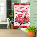 Truck Full Of Love Suede House Flag