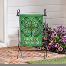 Luck Of The Irish Suede Garden Flag