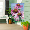 Cornflower Trio Suede House Flag