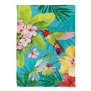 Paradise Birds Suede Garden Flag