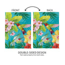 Paradise Birds Suede Garden Flag