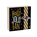 Baltimore Ravens Plock, Holiday, 6x6