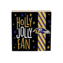 Baltimore Ravens Plock, Holiday, 6x6