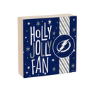 Tampa Bay Lightning Plock, Holiday, 6x6