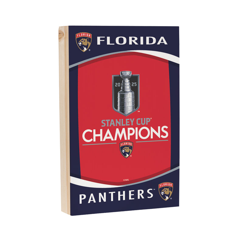 Florida Panthers, Stanley Cup 2025 Champions Plock, Down Home Fans, 8x12