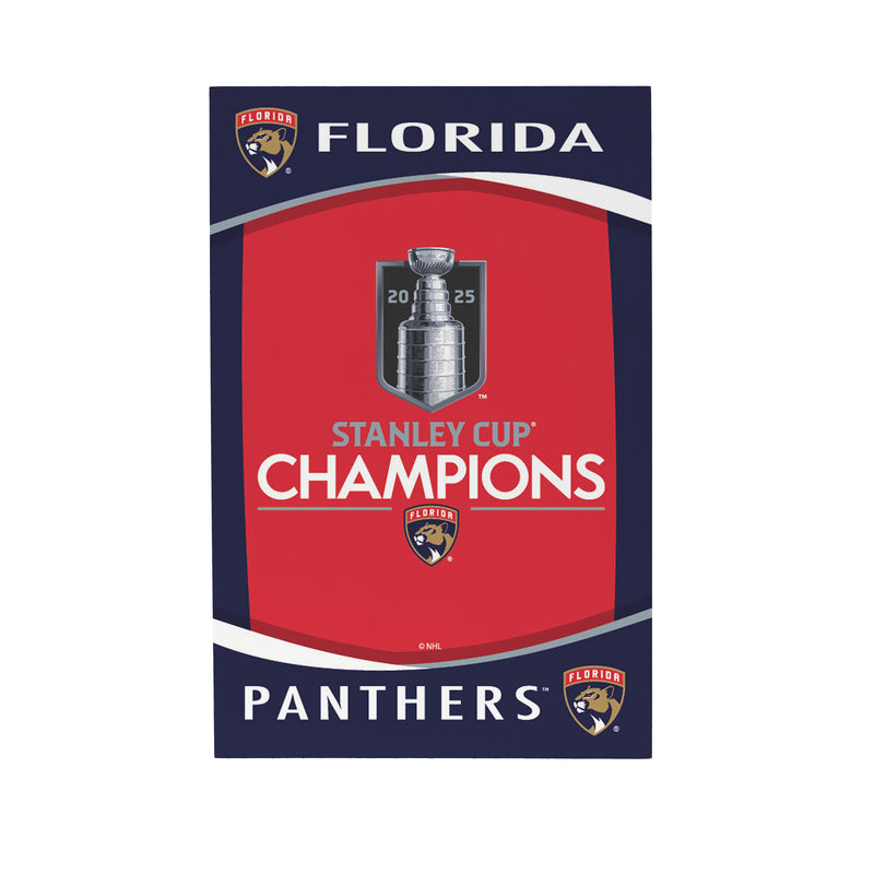 Florida Panthers, Stanley Cup 2025 Champions Plock, Down Home Fans, 8x12