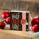 Cleveland Browns Plock, Holiday, 6x6