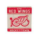 Detroit Red Wings, 100 Anniversary Block, Down Home Fans, 6x6