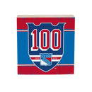 New York Rangers, 100 Anniversary Block, Down Home Fans, 6x6