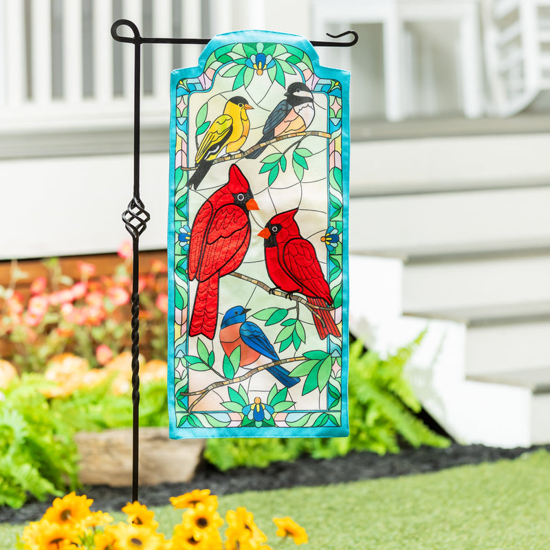 Stained Glass Songbirds Everlasting Impression