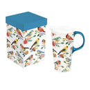 What She Shed Ceramic Perfect Cup, Birds, 17oz, Gift Box