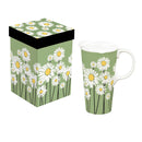 Pollinator Garden Ceramic Perfect Cup, Daisies, 17oz, Gift Box